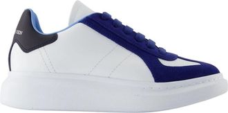 Alexander McQueen Witte Leren Oversized Sneakers - Heren - Sneakers - Wit - 39 EU - Leer - Schoenen