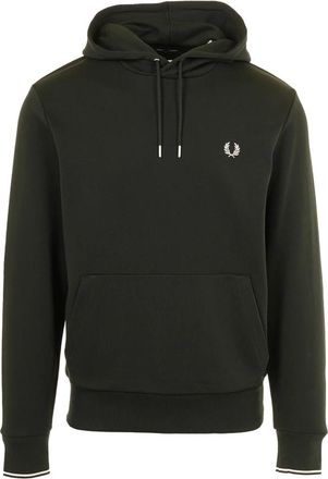 Fred Perry Gestreepte capuchontrui - Heren - Hoodies - Groen - M - Hoodies & sweatvesten