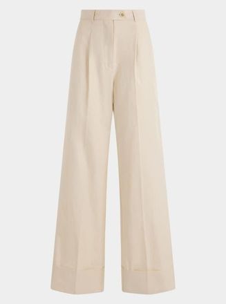 Bally Tennis Collection Trousers in Cotton in White at Nordstrom, Size 38 Eu