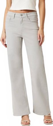 Mavi Alena High Rise Straight Leg Jeans In Mirage Gray Flex Blue