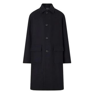 Dries Van Noten Randale Jas - Heren - Mantel - Zwart - M - Katoen - Jassen