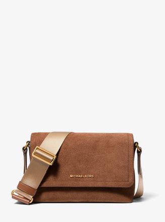 Michael Kors Hudson Mini Suede Messenger Bag