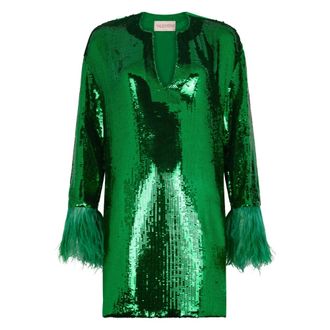 Valentino Garavani Mujer, Vestidos, Verde, Talla: L