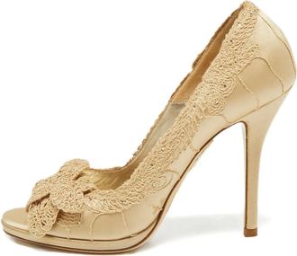 Loriblu Pumps con dettaglio in pizzo 105mm - Toni neutri