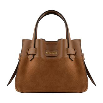 Pourchet Tassen, Dames, Bruin, ONE Size, Leer, Micro Handbag