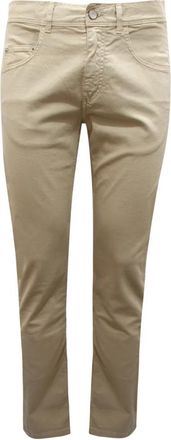 Fred Perry Geverfde broek 5-pocket model - Heren - Slim Fit Broeken - Beige - S - Broeken