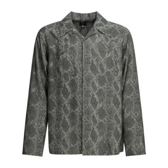 Needles Cowboy One-Up Shirt - Heren - Overhemden - Grijs - Maat: M