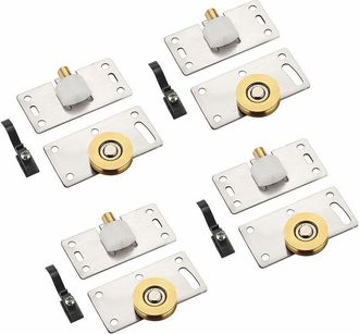 OEM Pares De Rodillos Para Puertas Correderas De Armario, Polea Para Puerta Corredera, Ruedas Deslizantes Para Muebles, Gu&iacute;as Con Rodamientos De Bolas, Pi