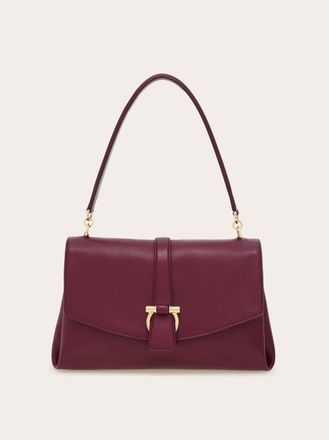 Ferragamo Donna Borsa a spalla con patta frontale (S) Viola