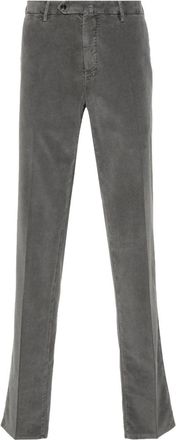 Pantaloni Torino pressed-crease trousers - men - Elastane/Lyocell/Cotton - 52 - Grey