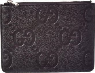 Gucci Medium Jumbo Gg Leather Pouch