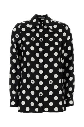 Dolce & Gabbana Printed Silk Shirt