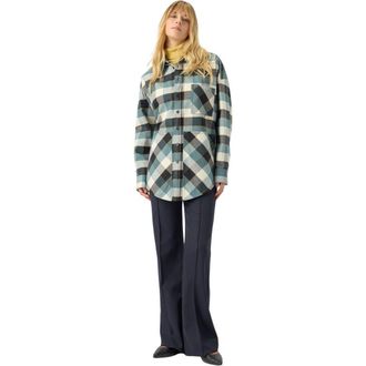 Missoni Oversized Check Shirt in Blue at Nordstrom, Size 42 It