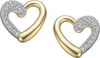 Genevive 14K Diamond Cz Earrings