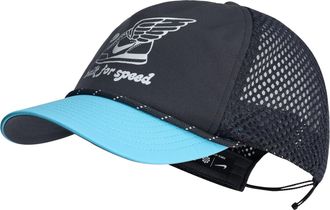 Nike Pro Dri-FIT Unstructured Graphic Cap Black LT Current Blue IQ1339-010
