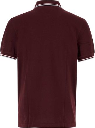 Fred Perry Twin Polo Shirt - Burgundy