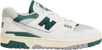 New Balance Green Sporty Sneakers with Rubber Sole and Laces