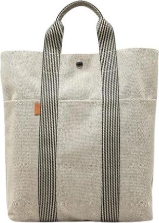 Herm&egrave;s Pre-owned Fourre Tout Cabas - Dames - Vintage Shopper - Beige - ONE Size - Vintage