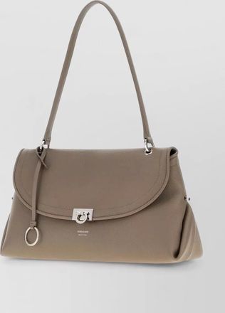 Ferragamo hug pouch leather clutch bag