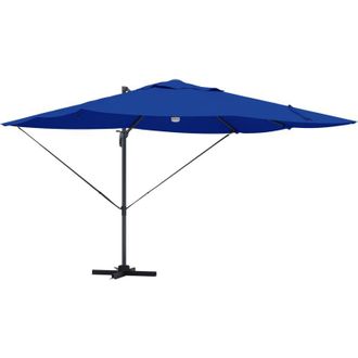 vidaXL Parasol Roma De Brazo Lateral Azul Azure 352 X 251 X 265 Cm Vidaxl