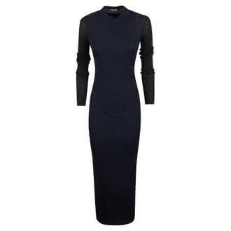 Jil Sander Kleedjes, Dames, Blauw, S, Jil Sander Kleedjes Cream