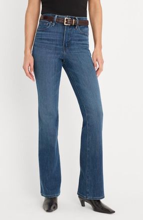 Good American Soft-Tech Good Classic Bootcut Jeans in Indigo1132 at Nordstrom, Size 14