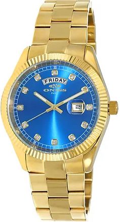 Oniss Mens Admiral Blue Dial Watch