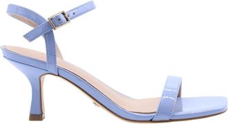 Guess Fallein High Heel Sandalen - Dames - Sandalen met hakken - Blauw - 39 EU - Leer - Schoenen