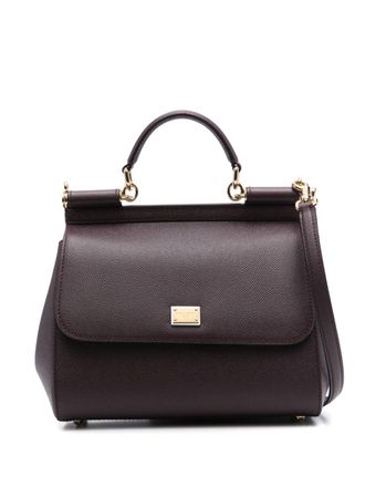 Dolce & Gabbana Borsa a mano grande Sicily in pelle Dolce & Gabbana