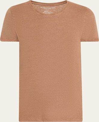 Majestic Filatures Crewneck Stretch Linen Tee
