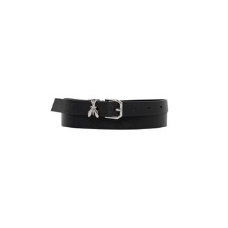 Patrizia Pepe Leren Riem - Dames - Riemen - Zwart - M - Leer - Accessoires