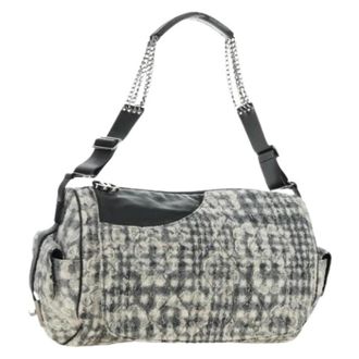 Chanel Pre-owned Shoulder Bags, female, White, Size: ONE SIZE Pre-owned Vintage Shoulder Bag