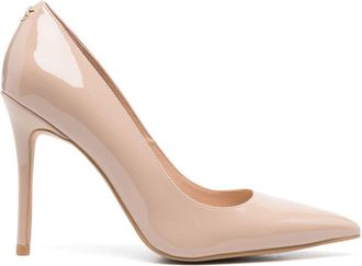 Pinko 105mm Juliette pumps - women - Polyurethane/Rubber/Calf Leather/Polyurethane - 37 - Neutrals