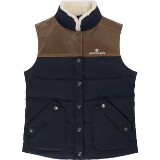 Amundsen & Scott Huntress Vest in Faded Navy at Nordstrom, Size X-Small Eu