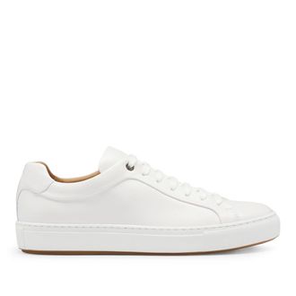 HUGO BOSS Mens Mirage Tennis Trainers in White - Size UK 5