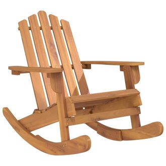 vidaXL Silla Mecedora Adirondack Madera Maciza Acacia Vidaxl