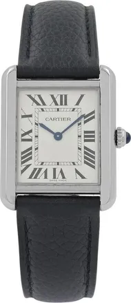 Cartier Pre-owned Cartier Tank Solo Quartz White Dial Ladies Watch WSTA0030