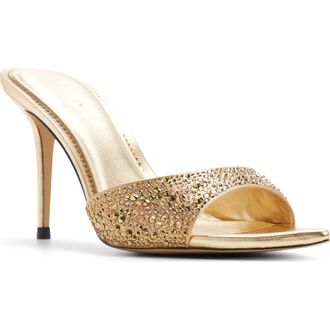 Aldo Reanna Slide Sandal in Gold at Nordstrom, Size 8.5