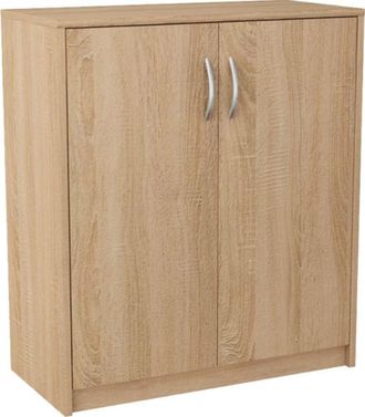 OEM C&oacute;moda 2d Sonoma Roble Dos Puertas Con Estante