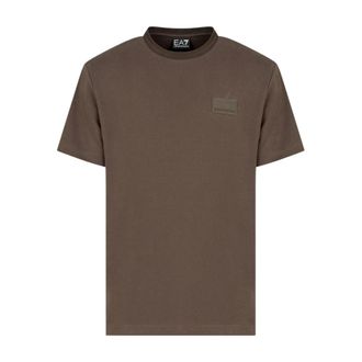 Emporio Armani T-Shirts, male, Brown, Size: XL T-shirt