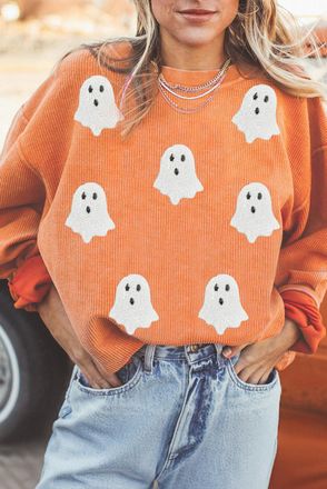 Azura Exchange Ghost Applicatie Sweatshirt