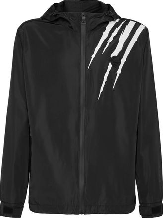 Plein Sport Nylon Jacket Scratch - Heren - Outdoorjassen - Zwart - 3XL - Nylon - Fitness