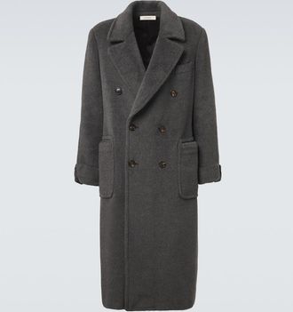 Umit Benan Gianni alpaca and wool coat