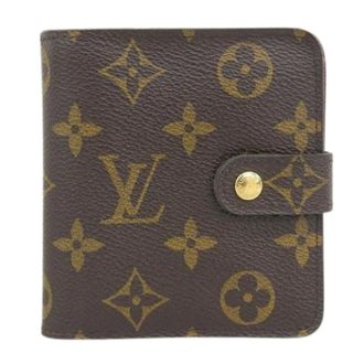 Louis Vuitton Pre-owned Portafoglio Vintage Monogram a Due Ante - - Pre-owned - Donna - Marrone - ONE SIZE
