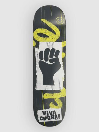 Clich&eacute; Viva 8.5 Skateboard Deck grijs