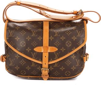 Louis Vuitton Pre-owned Womens Saumur PM Shoulder Bag - Brown - One Size