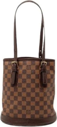 Louis Vuitton Pre-owned Bucket Bags, female, Brown, Size: ONE SIZE Pre-owned The Marais
