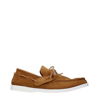 Marni Brown Leather Slip-On Mens Loafers
