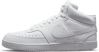 Nike Mens Court Vision Mid Next Nature Shoes in White | DN3577-100