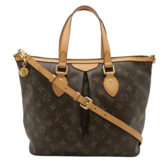 Louis Vuitton Pre-owned Monogram Palermo PM Tote Bag - Dames - Pre-owned - Bruin - Maat: ONE Size